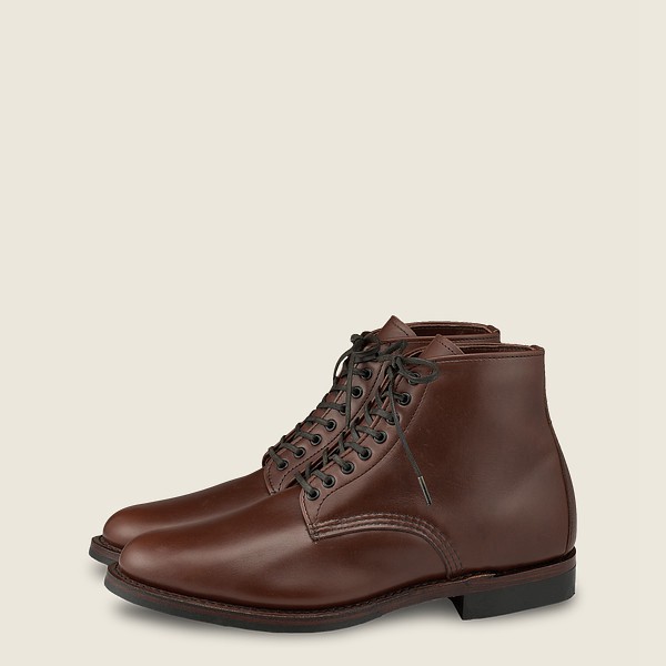 Botas Red Wing Heritage Hombre Marrom Oscuro - Williston - 6-Inch Featherstone Cuero - 175-XNOGMY